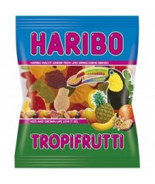 Haribo gumicukor 100g Tropifrutti