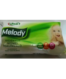 Reál Melody nedves törlõkendõ 64db