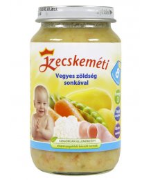Kecskeméti bébiétel 220g vegyes zöldség sonkával (8 hó)