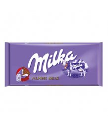 Milka táblás csokoládé 100g alpesi tej