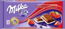 Milka 100g epres-joghurtos