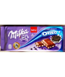 Milka táblás csokoládé 100g oreó vanilia krémes tejcsokoládé