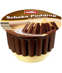 Müller puding 450g csokoládé-vanília