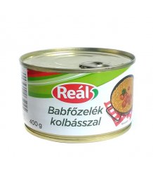 Reál készétel 400g babfõzelék kolbásszal