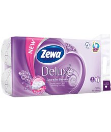 Zewa Deluxe toalettpapír 3 réteg 8 tekercs levendula illat