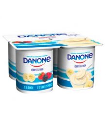 Danone Könnyû és Finom 4 x 125g banán-erdei gyümölcs