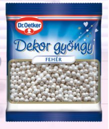 Dr. Oetker dekor gyöngy 30g fehér