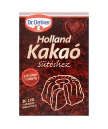 Dr. Oetker Holland kakaópor sütéshez 20-22% 70g